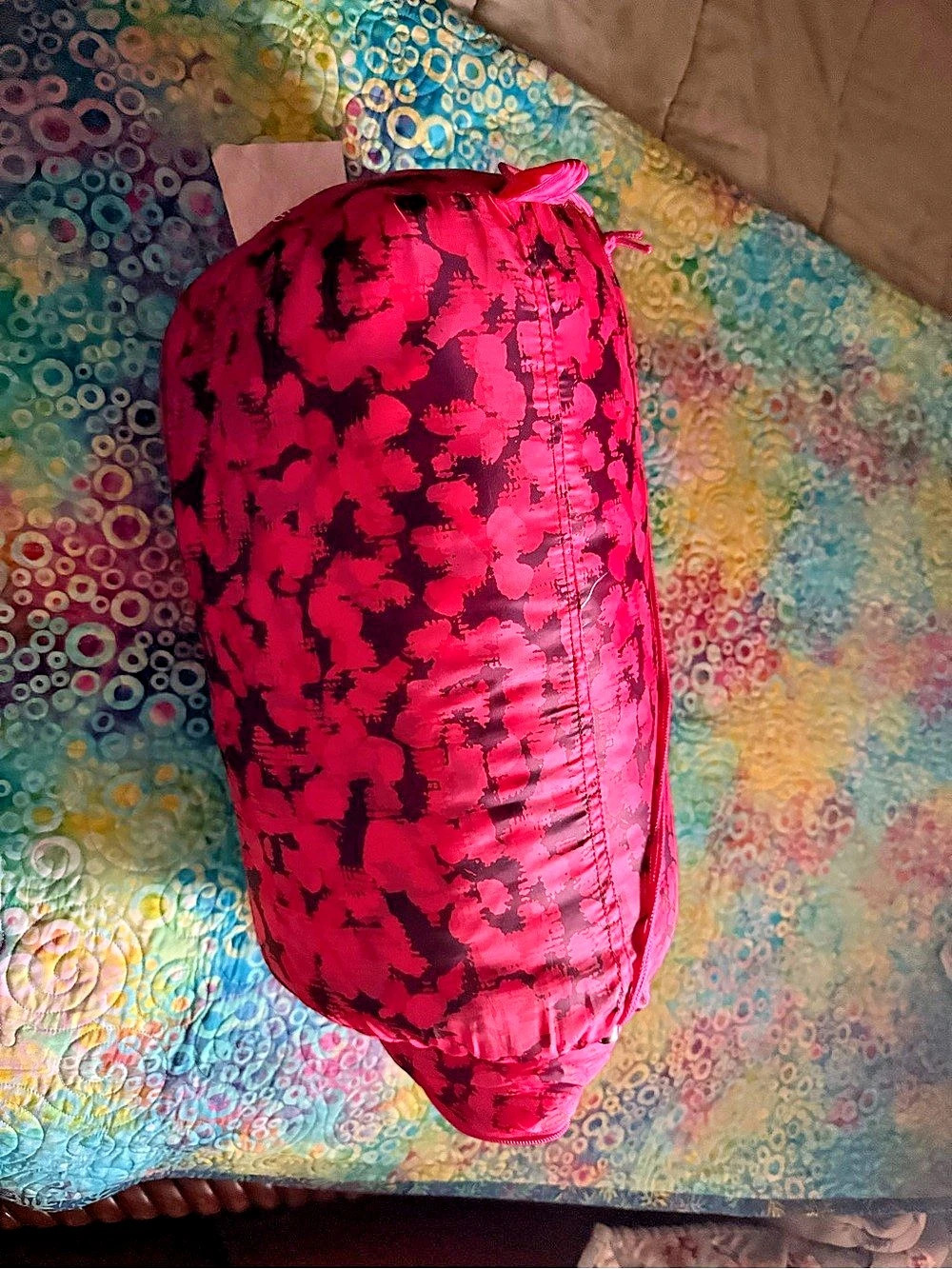 Embrock UPF 50+ Pink & Black Hat Like New